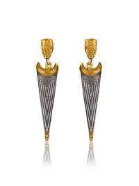 Two Toned Fine work Studs view 1