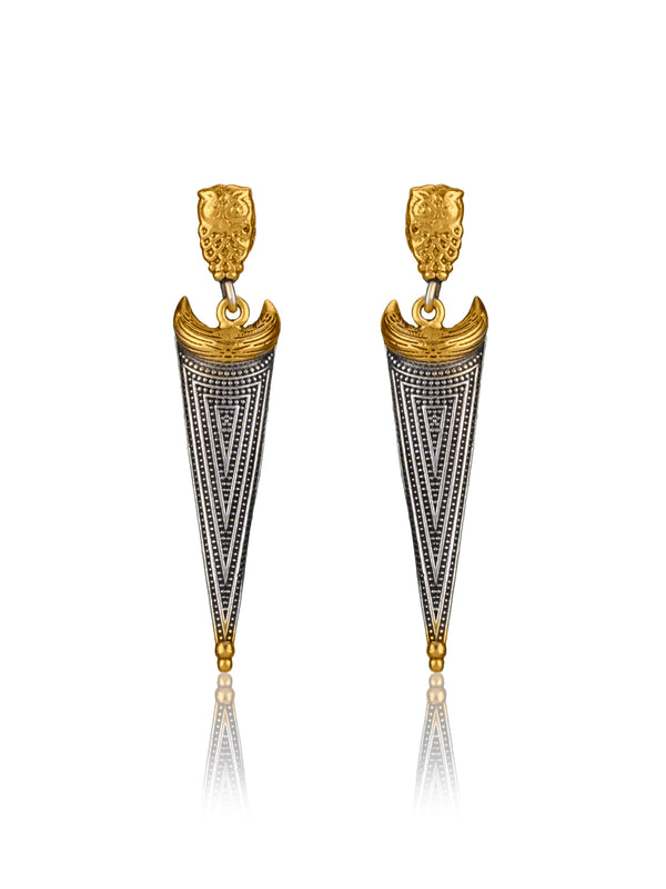 Two Toned Fine work Studs