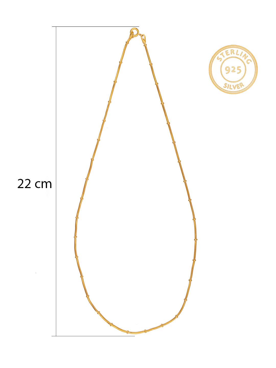 Gold Plated Lightweight Multipurpose Chain view 2