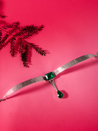 Aurora Emerald Fusion Necklace view 2