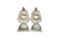 Silver Jhumkis with Pearls - Neeta Boochra Jewellery