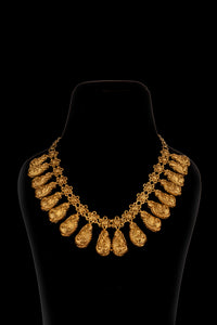 925 Sterling Silver Gold Plated Peacock Motif Necklace view 1