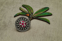 Paisley Pink Stone and Kundan Ring view 3