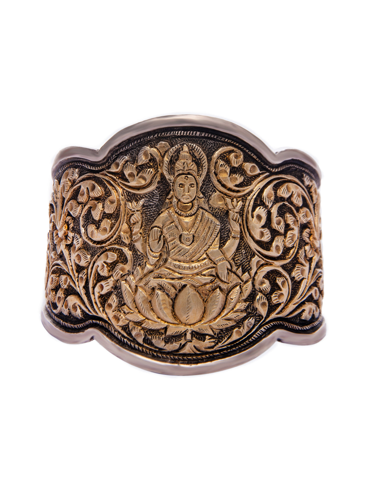 Svarnam Goddess Statement Cuff view 3