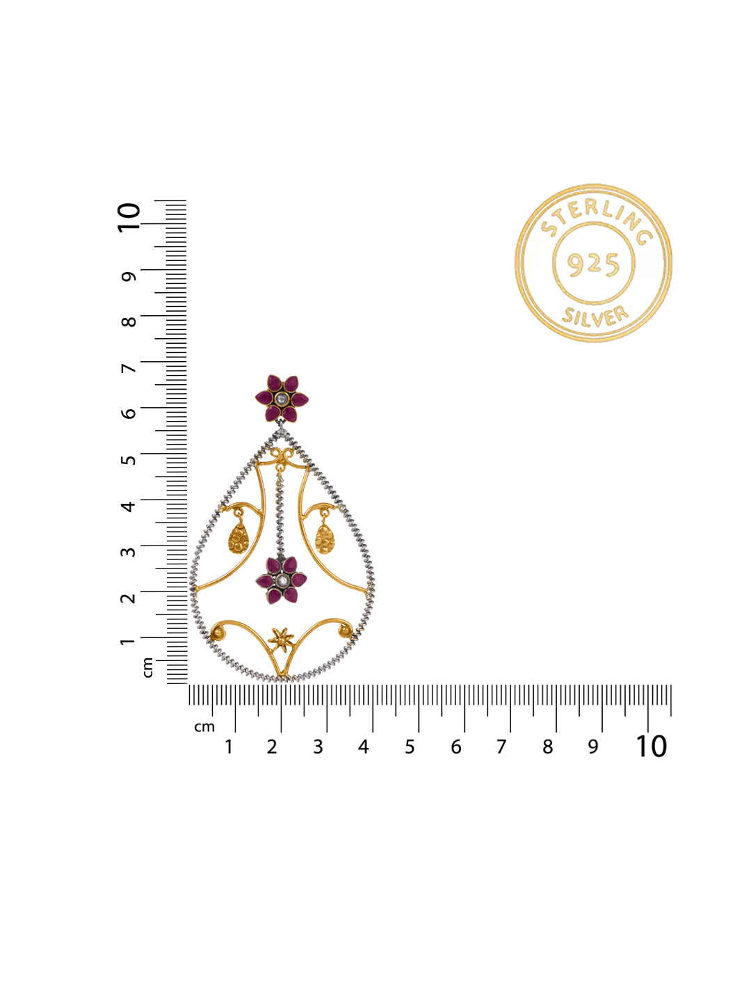 NB Signature Lightweight Balis with Kundan view 3