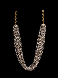 925 Sterling Silver Double Jhumki Pearl Necklace view 1