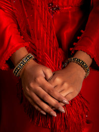 Svarnam Two Tone Bangle view 4