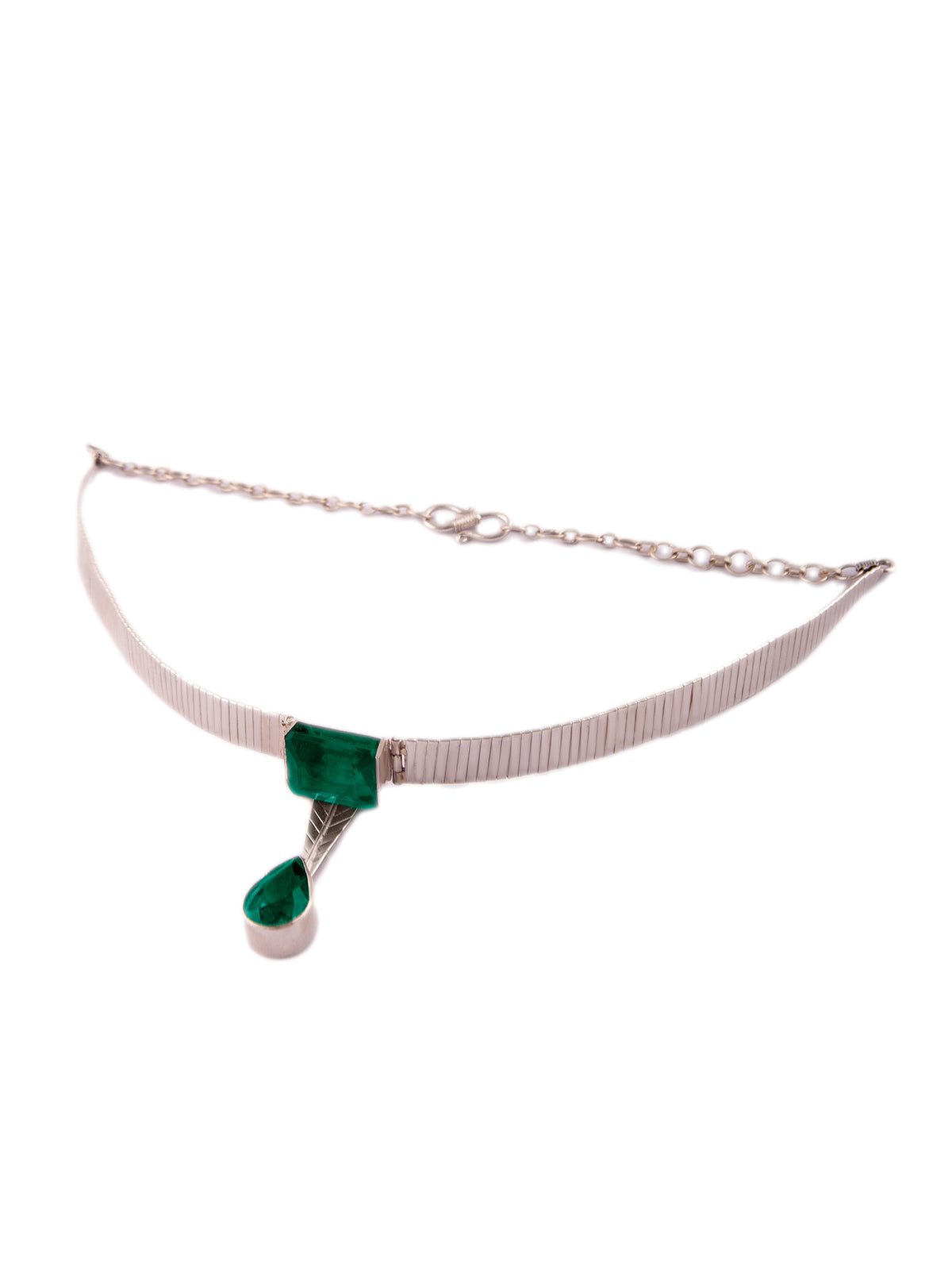 Aurora Emerald Fusion Necklace view 4