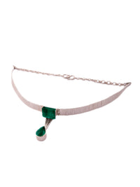 Aurora Emerald Fusion Necklace view 4