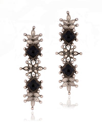 925 Sterling Silver Earrings with Black Onyx view 1