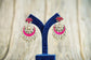 925 Silver Signature Pink Kundan Chandbalis - Neeta Boochra Jewellery