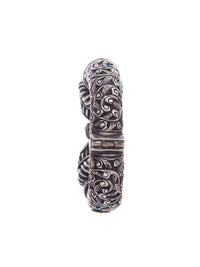 Silver Statement Lion Openable Bangle view 8