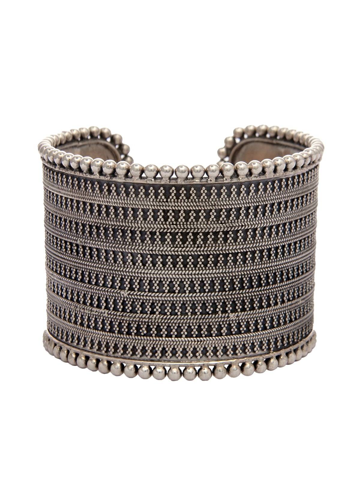 Silver Statement Bangle view 3