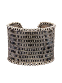 Silver Statement Bangle view 3