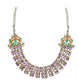 925 Silver Statement Necklace with Amethyst Gemstone - Neeta Boochra Jewellery