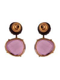 Aurora Amethyst Studs view 5