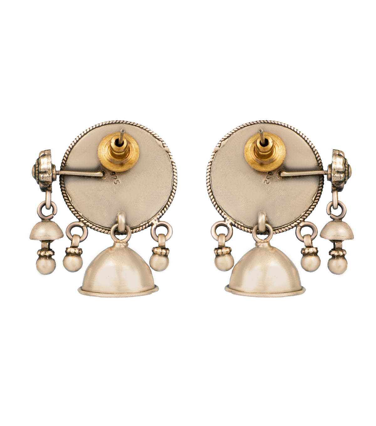 925 Sterling Silver Signature Fusion Jhumki view 3