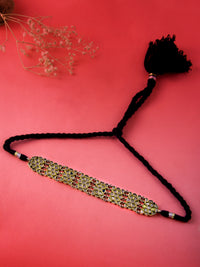 Silver Fine Glass Choker Necklace view 1
