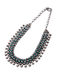Silver Turquoise Classic Necklace view 3