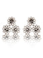 925 Sterling Silver Earring with Checker Crystal