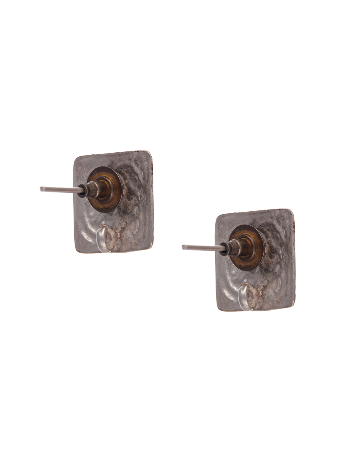 Silver Square Chitai Studs view 7