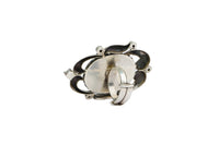 Mother of Pearl 925 Silver Ring with Pearls view 3
