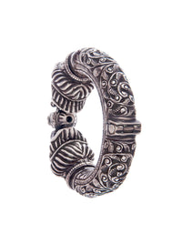 Silver Statement Lion Openable Bangle view 7