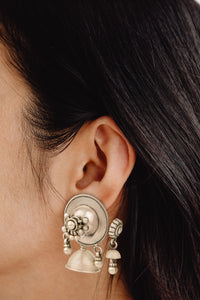 925 Sterling Silver Signature Fusion Jhumki view 4