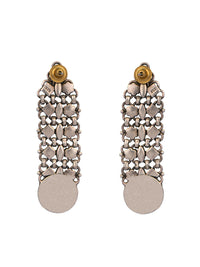 925 Sterling Silver Gold Plated Earrings with Kundan Motif view 5