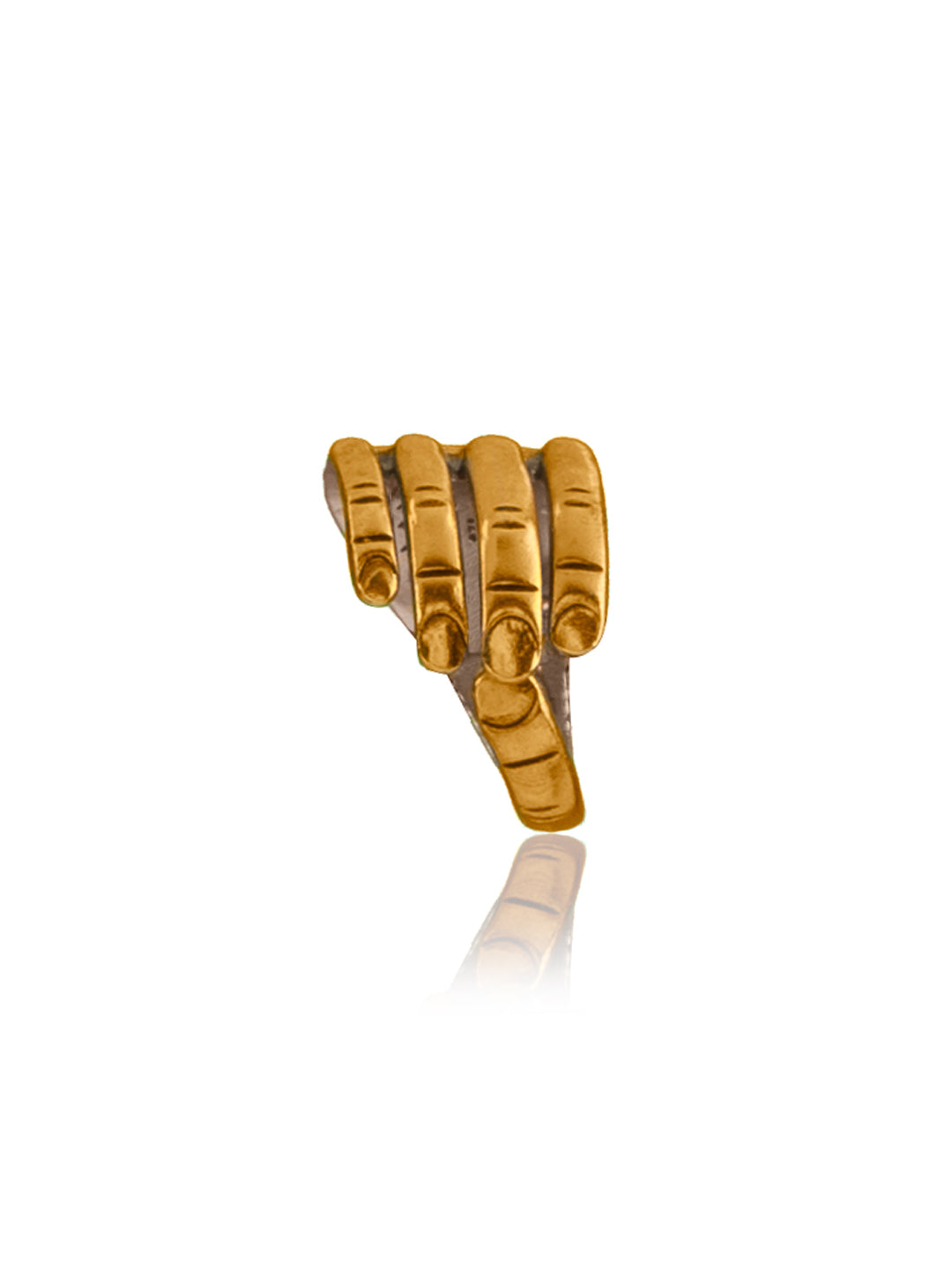 Gold Plated Hand Adjustable Ring view 1