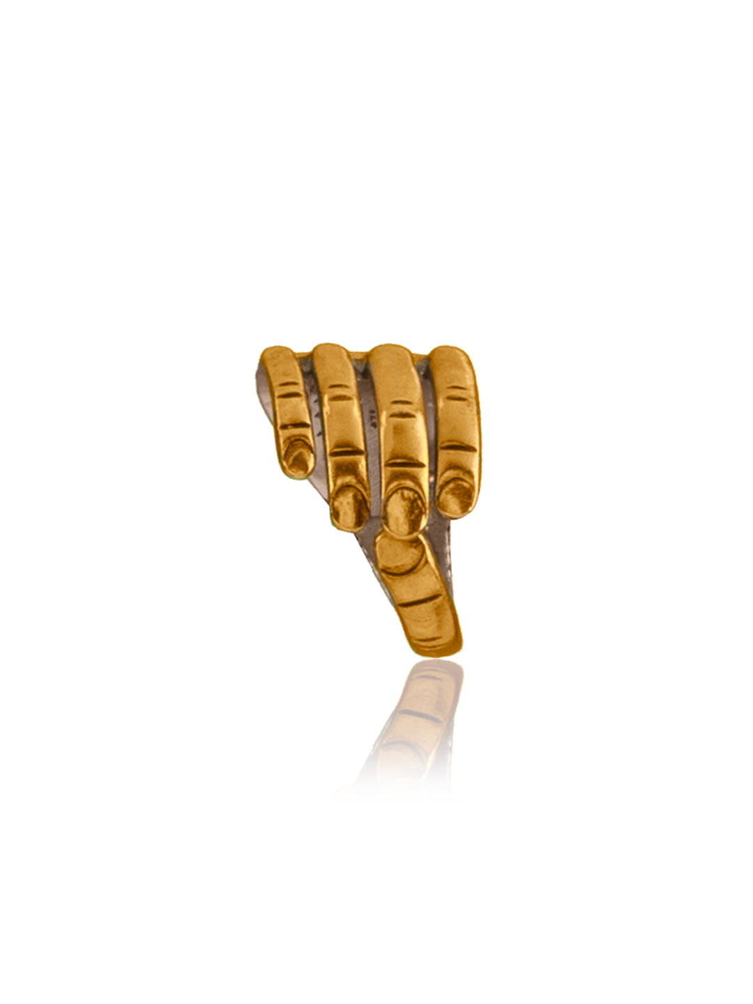 Gold Plated Hand Adjustable Ring