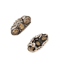 925 Sterling Silver Citrine Earrings view 3