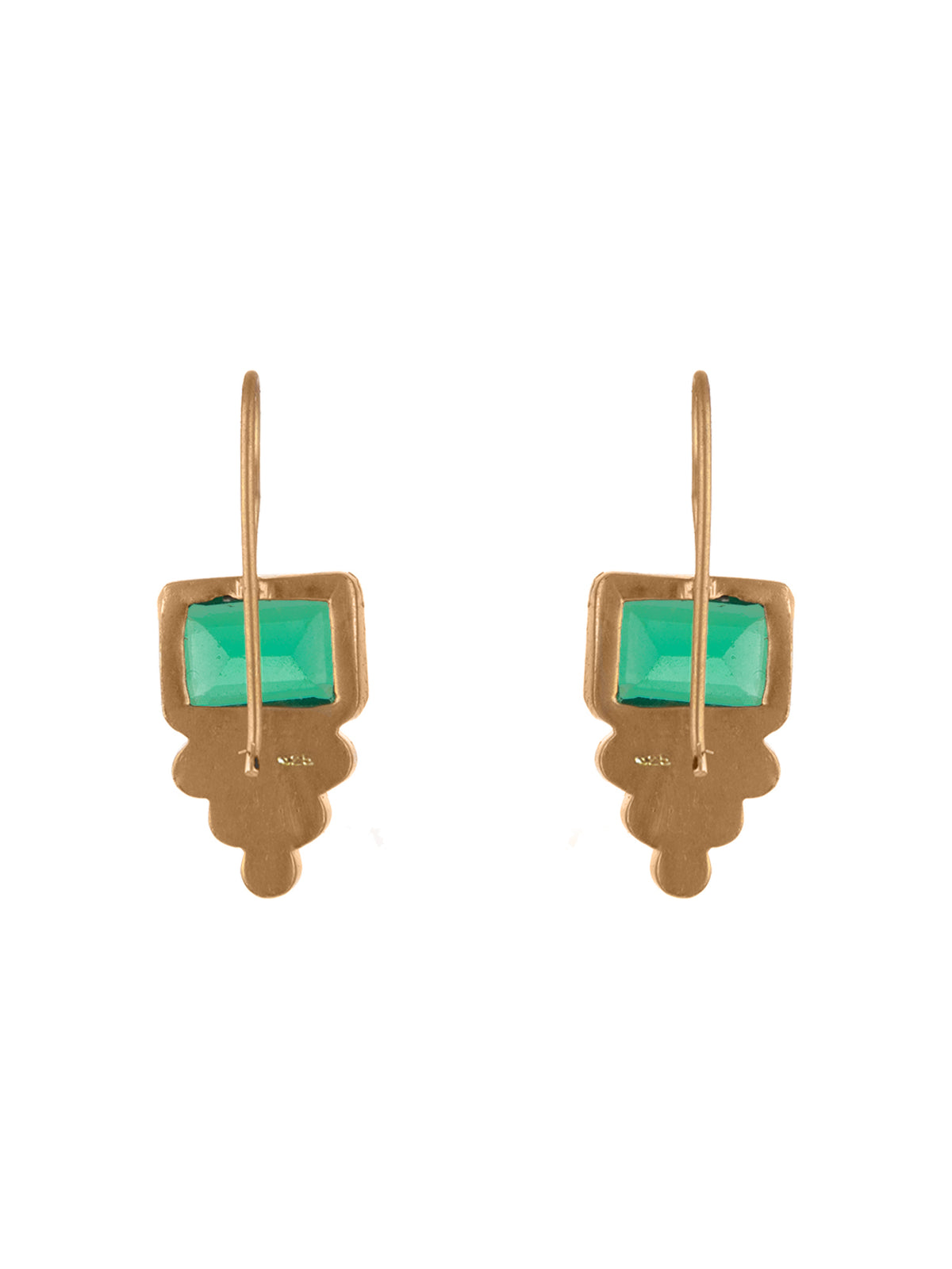 Green Glow Earrings view 7