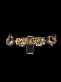 925 Sterling Silver Fusion Black Gold Designer Choker view 7
