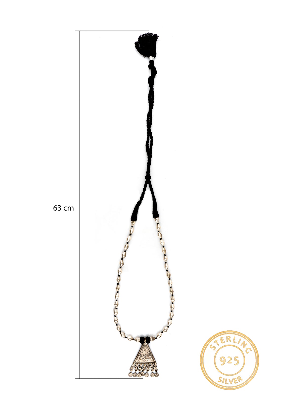 925 Sterling Silver Chitai Necklace view 3
