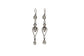 925 Silver Petal Dangler Earrings - Neeta Boochra Jewellery