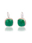 Green Onyx Dangler Earrings