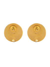 925 Sterling Silver Gold Plated Kundan Studs view 5
