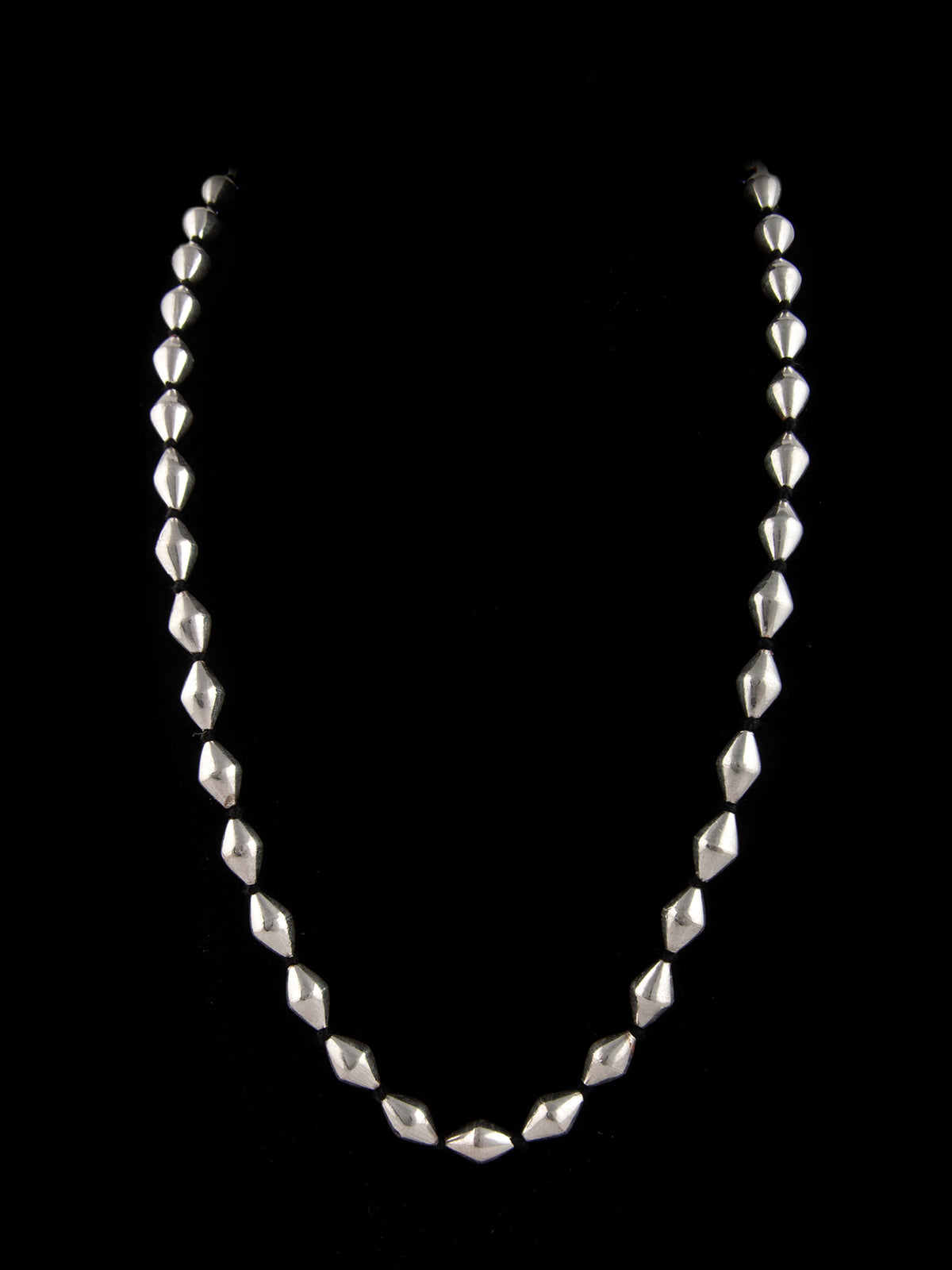925 Sterling Silver Big Dholki Neckalce view 6
