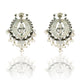 925 Silver Multicolor Statement Earrings - Neeta Boochra Jewellery