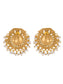 925 Sterling Silver Gold Plated Floral Chitai Earrings