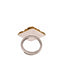Two Toned Ganesha Adjustable Ring