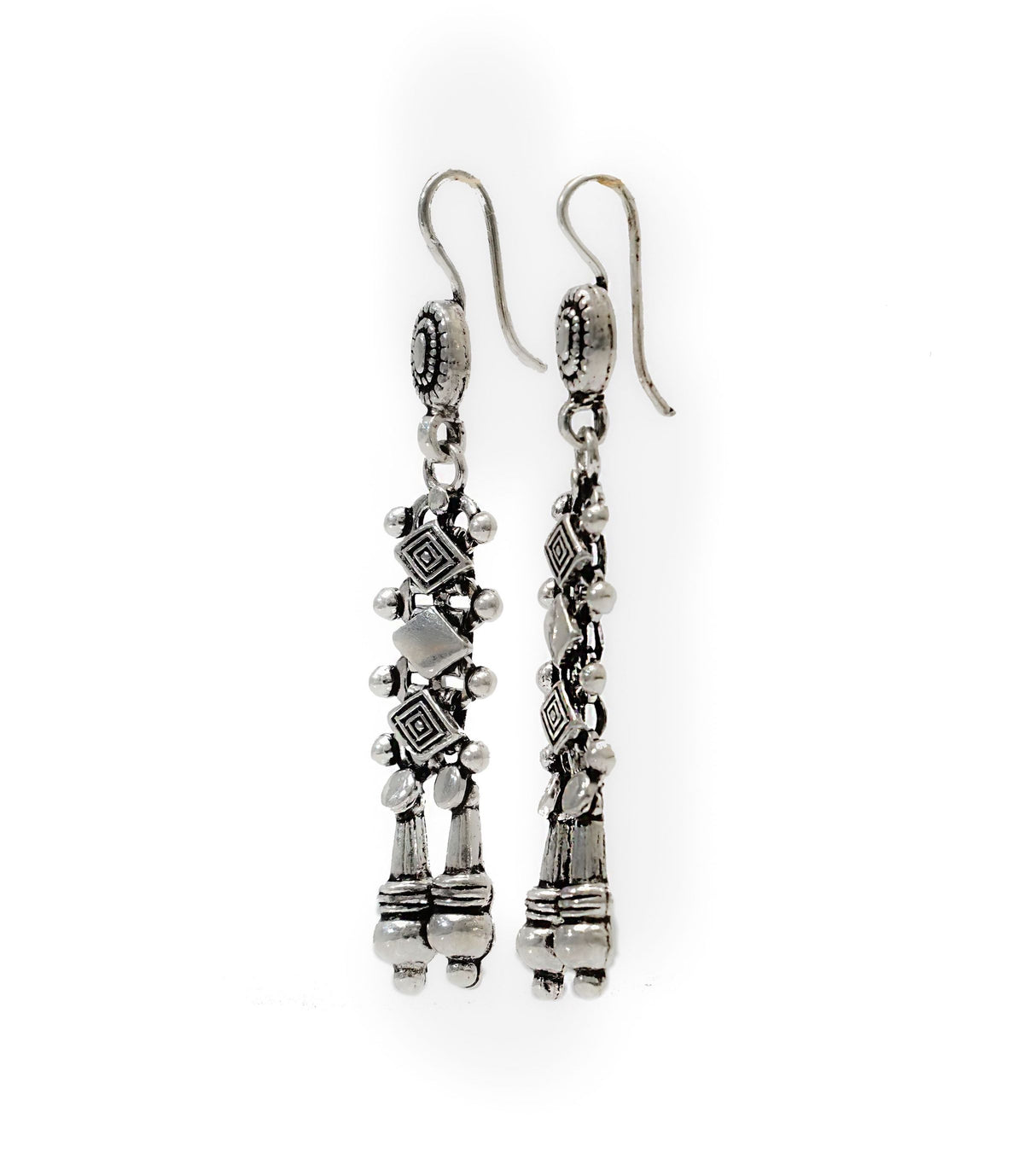 925 Silver Dangler Earrings view 4