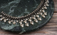 925 Sterling Silver Necklace with Kundan and Pearl view 5