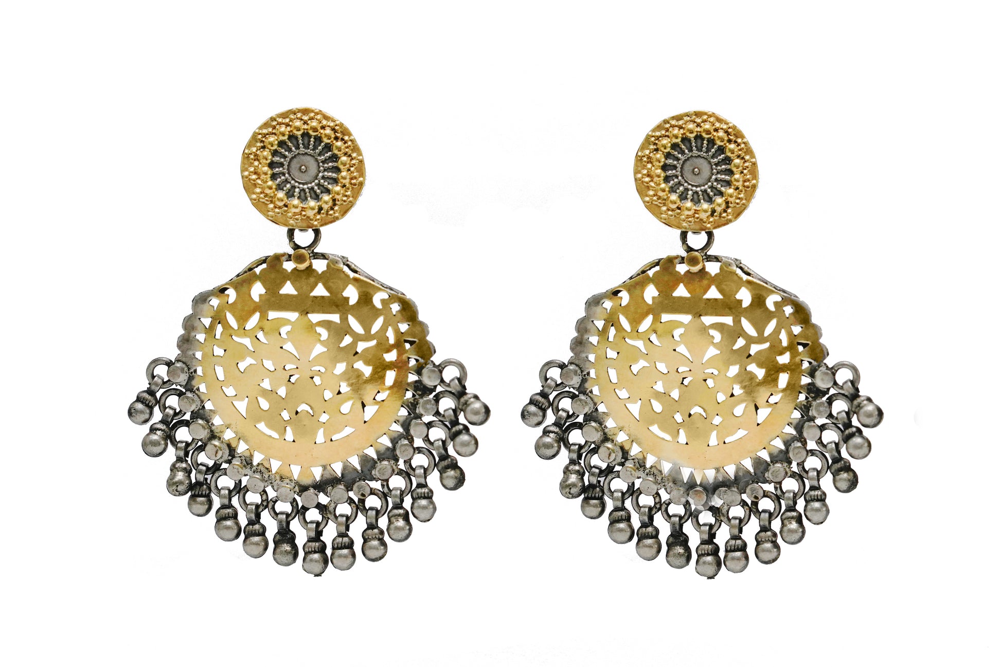 925 Silver Statement Earrings - Neeta Boochra Jewellery