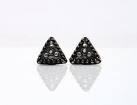 925 Silver Oxidized Rawa Dotted Studs view 3