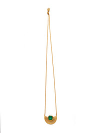 Svarnam Emerald Lightweight Necklace view 6