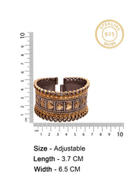 Kalbeliya Gold Hand Embossing Bangle view 5