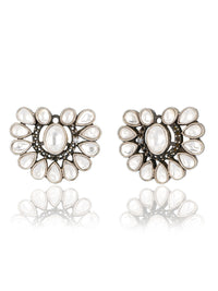 Small Pearl Studs view 1
