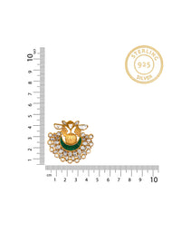 925 Sterling Silver Gold Plated Chaandbali view 4